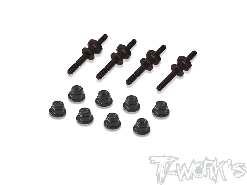 TO-171 Spring Steel Shock Standoffs ( For XRAY XB8, XB9, XB9T X808,XB8E'16/GTX'17/XB8E'17 )