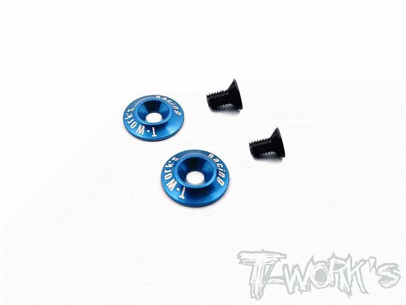 TO-185 1/10 Aluminum Wing Washer  ver.2 Silver