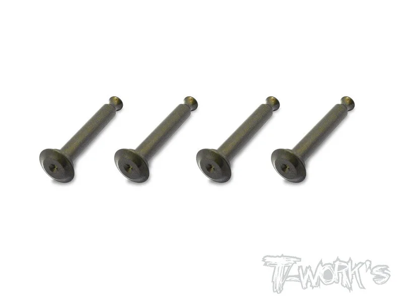 TO-198-HB 7075-T6 Alum.Hard Coated Lower Shock Mount Pins ( For HB D815/RGT8 D817 V2/D819 ) 4pcs.