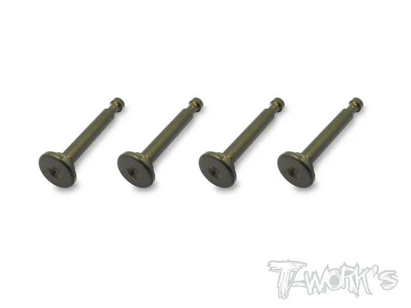 TO-198-S 7075-T6 Alum.Hard Coated Lower Shock Mount Pins ( For Serpent S811/ GT ) 4pcs.