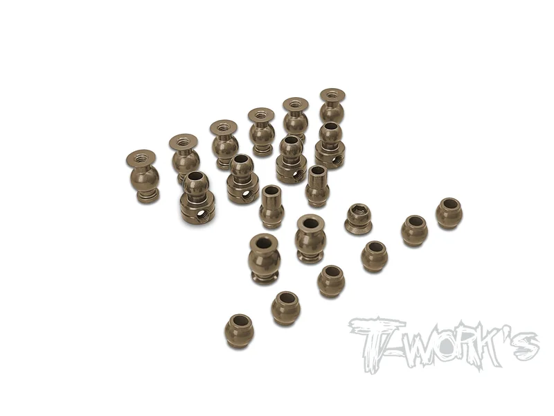 TO-200-B4.1 7075-T6 Hard Coated Alum. Ball Set ( For Team Associated RC8 B4.1 ) 21pcs.