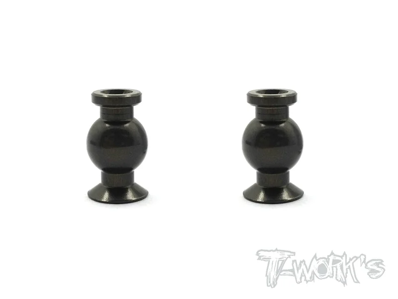 TO-200-D 7075-T6 Hard Coated Alum.7mm Mounting Ball With Hex Socket ( For Team Associated RC8 B3 ) 2pcs.