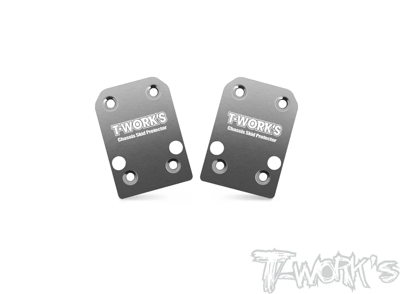 TO-220-22X-4Stainless Steel Rear Chassis Skid Protector ( TLR 22X-4 ) 2pcs.