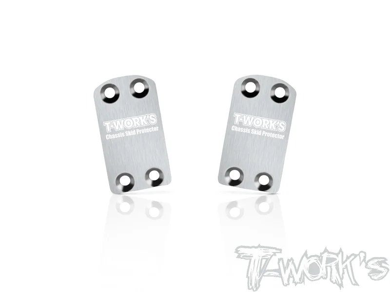 TO-220-B84 Stainless Steel Rear Chassis Skid Protector ( Team Associated RC10 B84/B84D ) 2pcs.