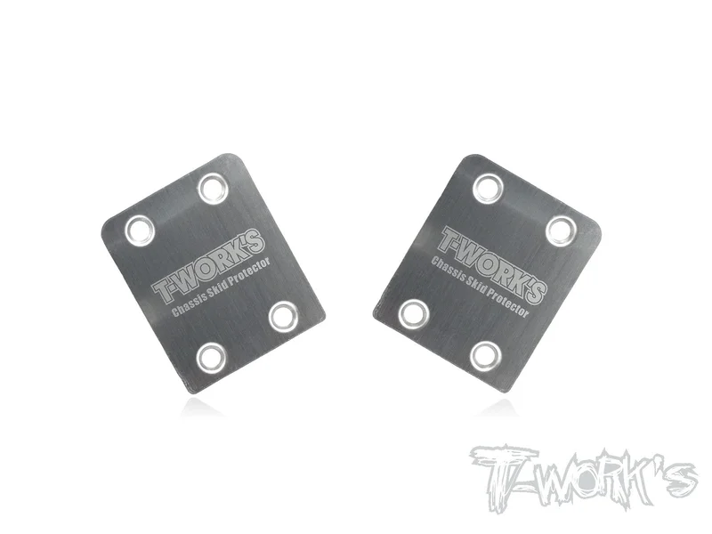 TO-220-HB Stainless Steel Rear Chassis Skid Protector ( HB Racing D815/D817/E817 D817 V2/D819 ) 2pcs.
