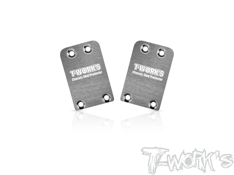 TO-220-MSB1 Stainless Steel Rear Chassis Skid Protector ( Mugen MSB1 ) 2pcs.