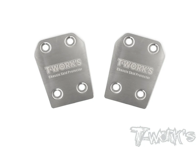 TO-220-RC8 Stainless Steel Rear Chassis Skid Protector( Team Associated RC8 B4.1/B4.1E/B4/ B3.1/B3.2/T3.2/T3.2E )2pcs.