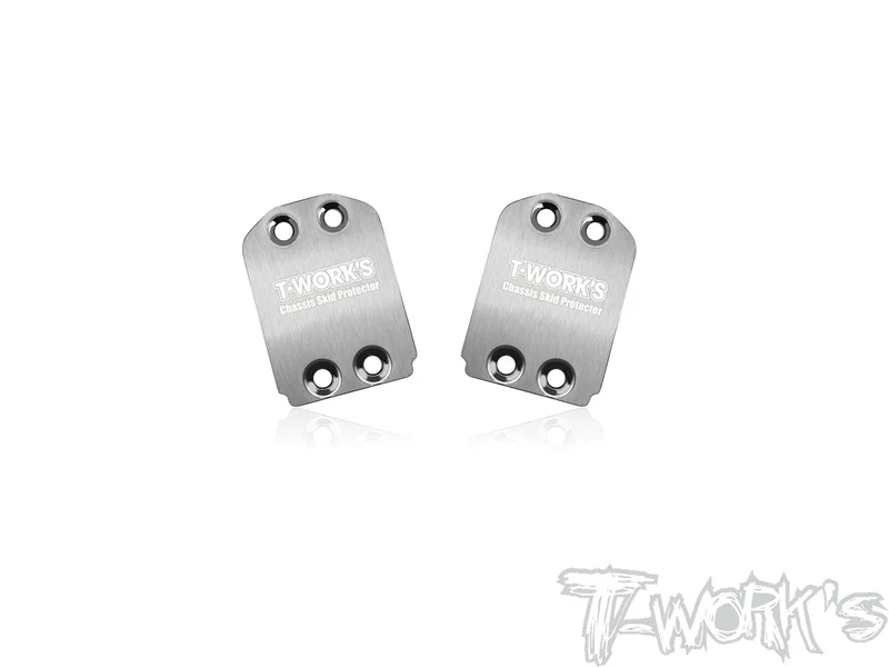 TO-220-XB2'23Stainless Steel Rear Chassis Skid Protector ( Xray XB2 '23/22/21 ) 2pcs.