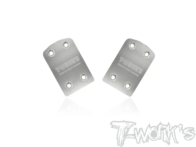 TO-220-XB4'21 Stainless Steel Rear Chassis Skid Protector ( Xray XB4'21 ) 2pcs.