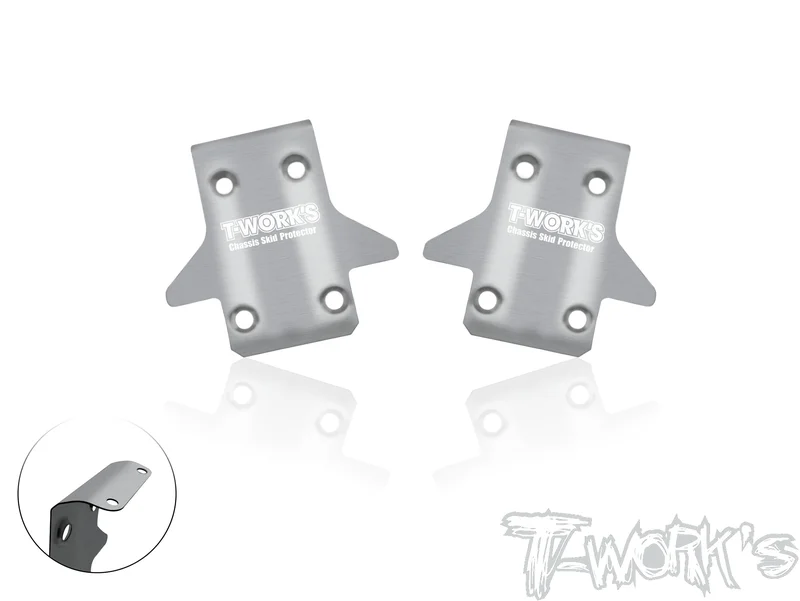 TO-235-MP11 Stainless Steel Front Chassis Skid Protector ( Kyosho MP11 ) 2pcs.