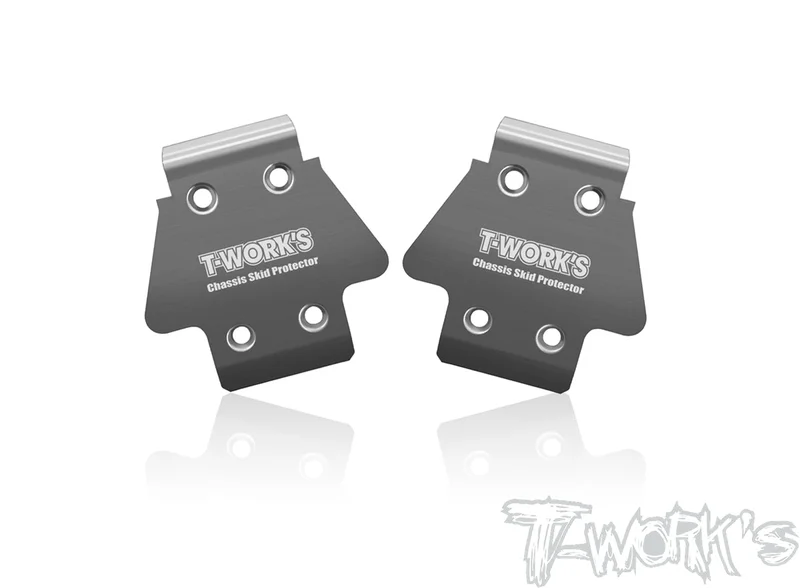 TO-235-RC8B4Stainless Steel Front Chassis Skid Protector ( Team Associated RC8 B4.1/B4/B4.1E ) 2pcs.