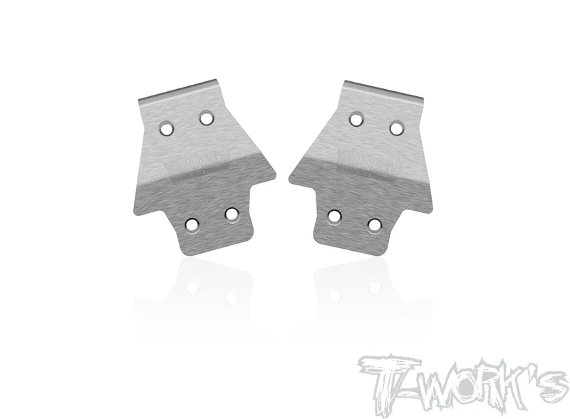 TO-235-TLR Stainless Steel Front Chassis Skid Protector ( TLR 8IGHTX 2.0/8ight / 8ight X/8IGHTX 2.0) 2pcs.