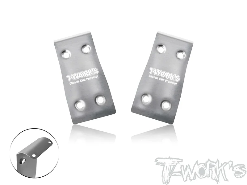 TO-235-X5B Stainless Steel Front Chassis Skid Protector ( HongNor X5B ) 2pcs.