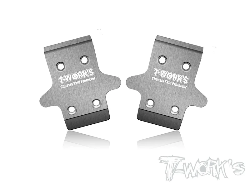 TO-235-XB823Stainless Steel Front Chassis Skid Protector ( Xray XB8'23/24/25 ) 2pcs.