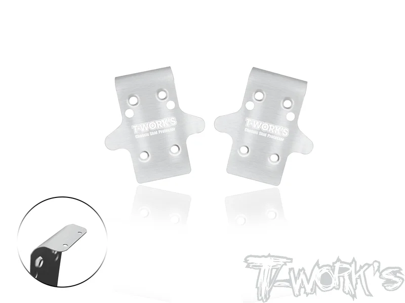 TO-235-XB826Stainless Steel Front Chassis Skid Protector ( Xray XB8'26 ) 2pcs.