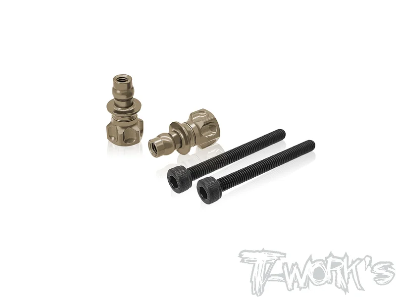 TO-240-F8    Hard Coated 7075-T6 Alum. Front Shock Standoffs ( For Sparko F8 )  2pcs.