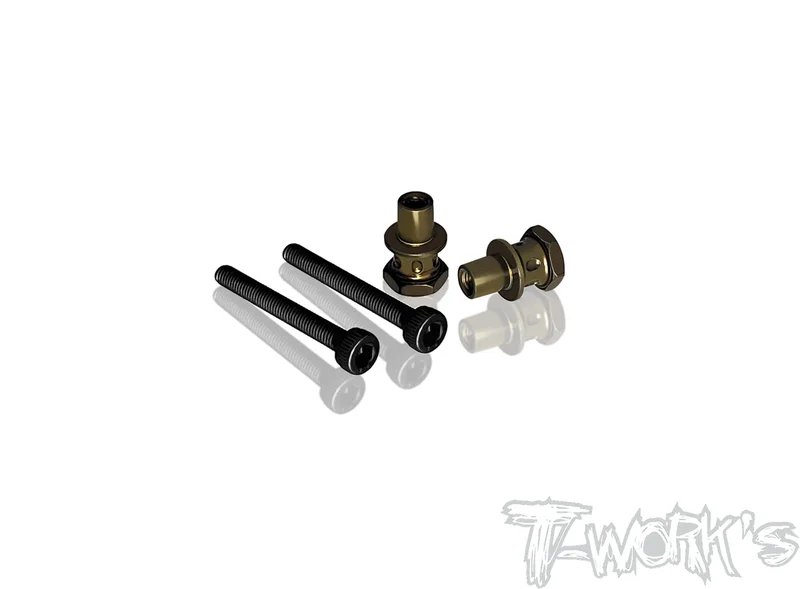 TO-240-K-2Hard Coated 7075-T6 Alum. Shock Standoffs -2mm (For Kyosho MP9 TKI3/TKI4,MP9e EVO/ MP10/MP11)  2pcs.