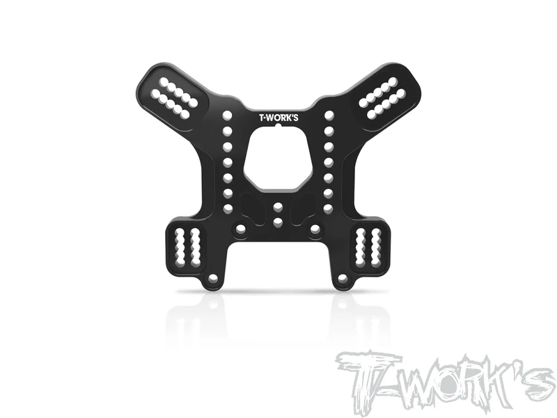 TO-242-MBX8R   Black Hard Coated 5mm 7075-T6 Alum.Rear Shock Tower ( For Mugen MBX8R )