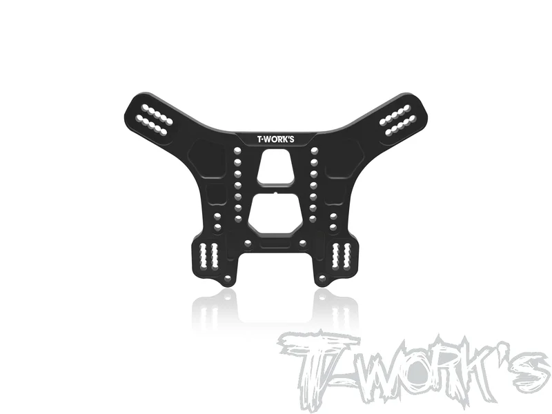 TO-242-MBX8TRBlack Hard Coated 5mm 7075-T6 Alum.Rear Shock Tower ( For Mugen MBX8TR )