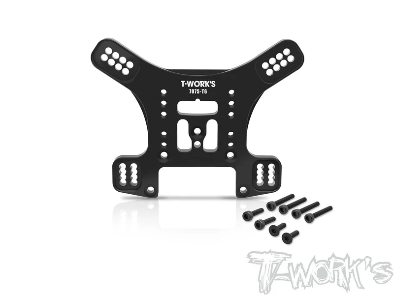 TO-242-MP11  Black Hard Coated 5mm 7075-T6 Alum.Rear Shock Tower ( For Kyosho MP11 )