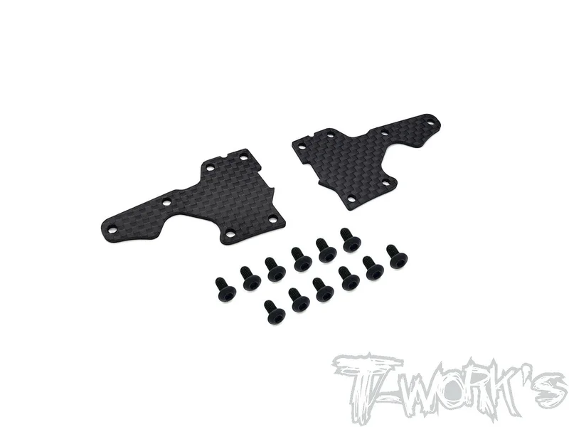 TO-246-35.4-F  Graphite Front A-arm Stiffeners 1mm/1.5mm ( For Sworkz S35-4/S35-4 EVO/ S35.4EVO/4EVO  )