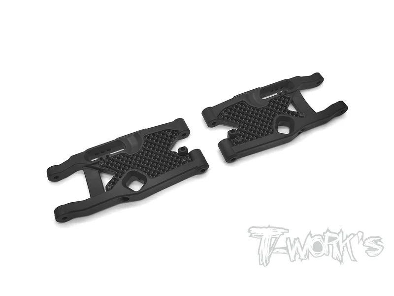 TO-246-B4.1-R  Graphite Rear A-arm Stiffeners 1mm/1.5mm/2mm ( For Team Associated RC8 B4.1 )