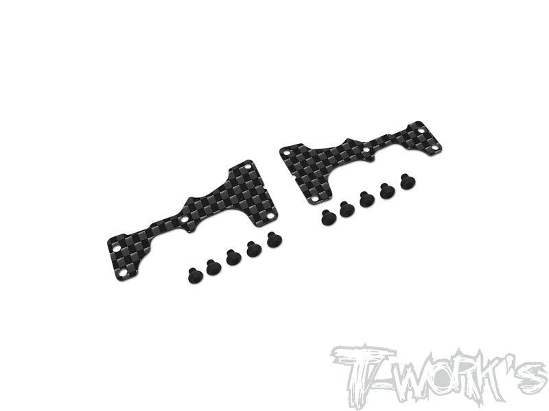 TO-246-MP11 Graphite Front / Rear A-arm Stiffeners 1mm/1.5mm( For Kyosho MP11 )