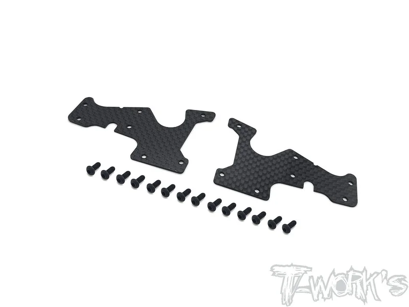 TO-246-SRX8-FL Graphite Front Lower A-arm Stiffeners 1mm/1.5mm ( For Serpent SRX8/E/EVO GT/GTE/ E-Pro/ GTE LWB/GT TQ/GTE WC )