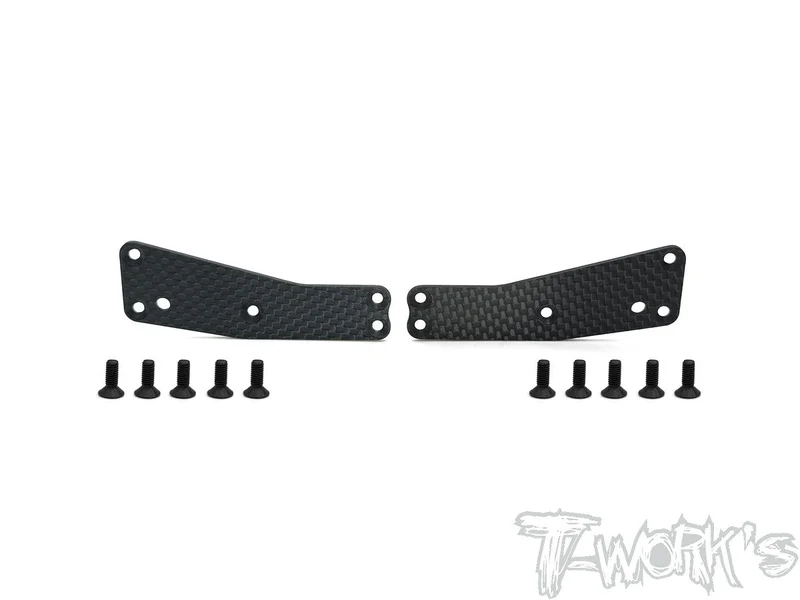 TO-246-T3.2-UF1.5Graphite Front Upper A-arm Stiffeners 1.5mm ( For Team Associated RC8 T3.2 )
