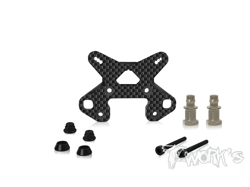 TO-247-B4.1 Graphite Front/Rear Shock Tower 5mm/4mm With short Standoffs ( For Team Associated RC8 B4.1)