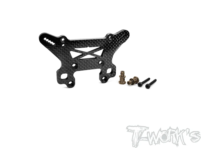 TO-247-T3.2 Graphite Front/Rear Shock Tower 4mm/5mm With short Standoffs ( For Team Associated RC8 T3.2/T3.1)
