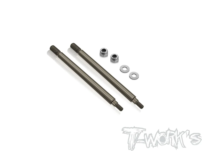 TO-260-D819 DLC coated Front Shock Shaft  58.5mm ( For HB Racing D819RS/819/817/V2/E819/E817) 2pcs.