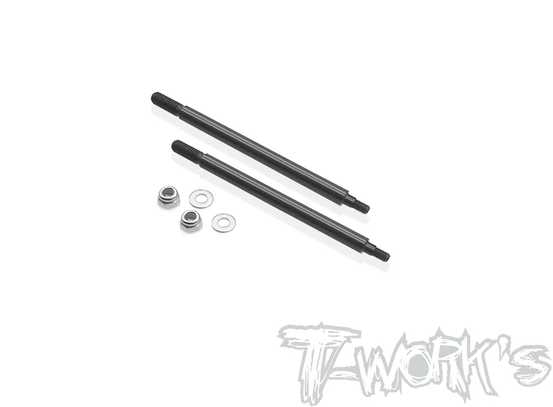 TO-260-D8T DLC coated Front Shock Shaft  62.3mm ( For HB Racing D8T ) 2pcs.