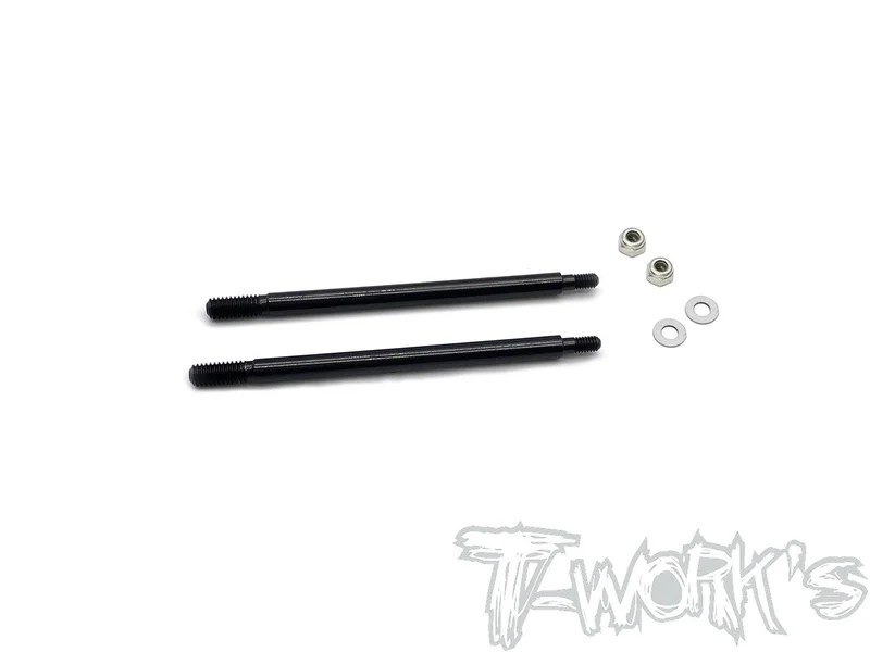 TO-260-S35.3DLC coated Front Shock Shaft 60mm ( SWORKZ S35.3 ) 2pcs.