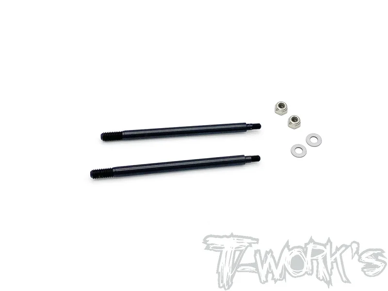 TO-260-S35.4DLC coated Front Shock Shaft 58.2mm ( SWORKZ S35.4 ) 2pcs.