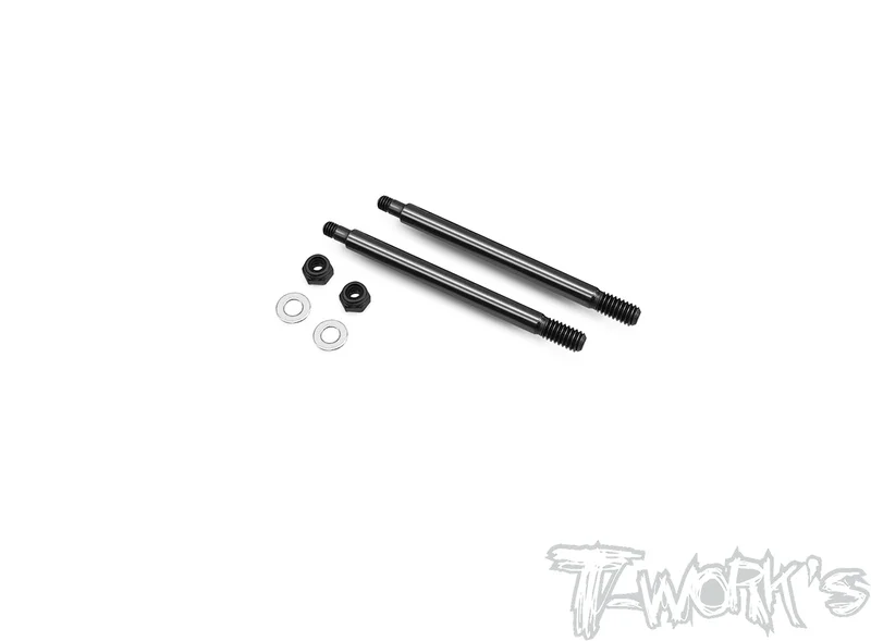 TO-260-SRX8GT DLC coated Front/ Rear Shock Shaft 50.5mm ( For Serpent SRX8 GT/ 811GT ) 2pcs.