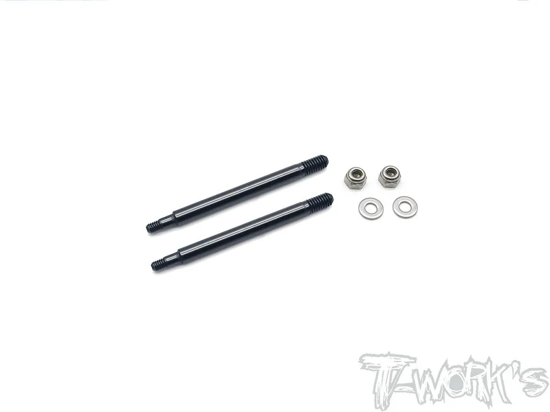 TO-260-X3GTDLC coated Front Shock Shaft 44.9mm ( For Hong Hor X3GT/GTS'23/ IGT8 ) 2pcs.