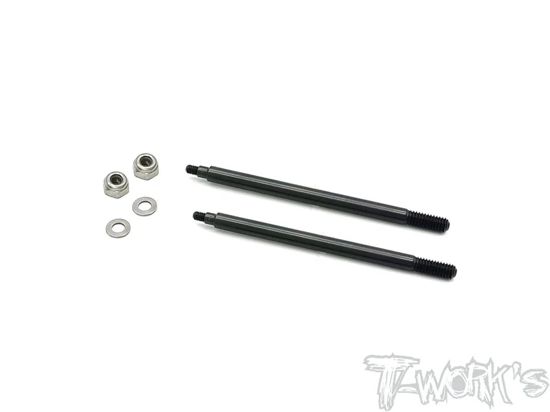 TO-261-AG DLC coated Rear Shock Shaft 65.9mm ( Agama A319 ) 2pcs.