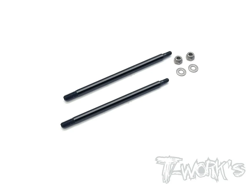 TO-261-MP10TKI2DLC coated Rear Shock Shaft 66mm( For Kyosho MP10 TKI2/ MP10T / MP11 Front Shock Shaft ) 2pcs.