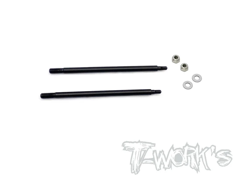 TO-261-S35.3DLC coated Rear Shock Shaft 70.4mm ( SWORKZ S35.3 ) 2pcs.