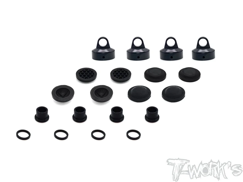 TO-274-SW Black Hard Coated 7075-T6 Alum Diaphragm Shock Cap ( For SWORKZ 35-4 )