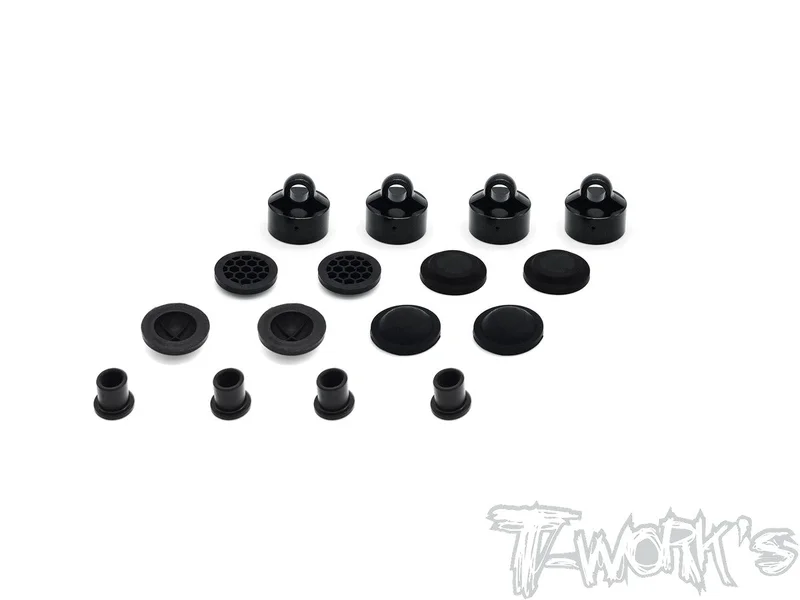 TO-274-T Black Hard Coated 7075-T6 Alum Diaphragm Shock Cap ( For TEKNO NB48 2.0 )