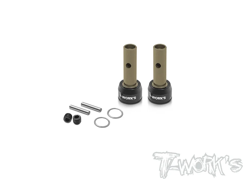 TO-278-8IGHT X2.0 Hard Coated 7075-T6 Alum. F/R Axle Shaft ( For TLR 8IGHT X2.0 only use for T-Work's CVD )2pcs