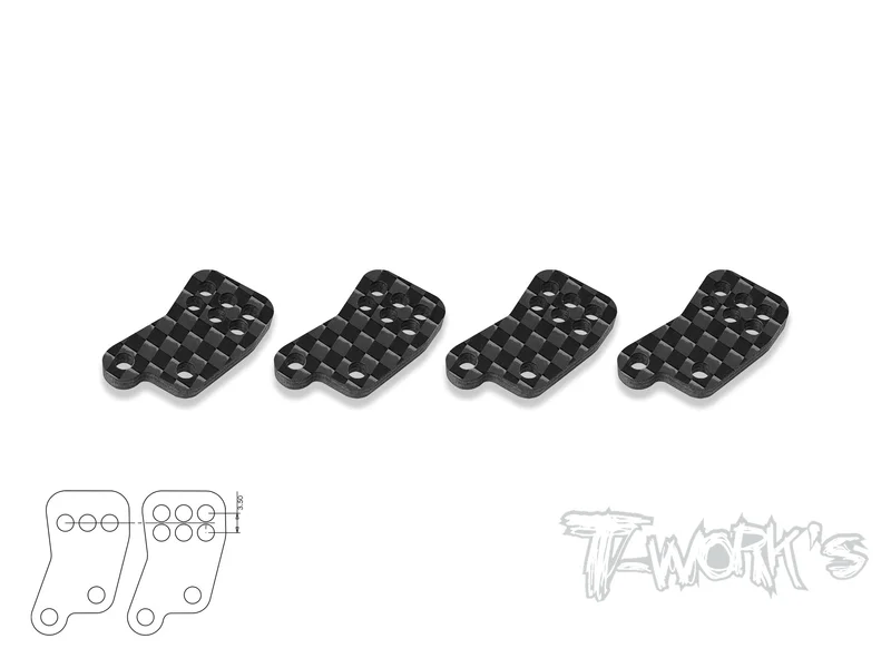 TO-279-B4.1-A Graphite Rear Hub Link A ( For Team Associated RC8 B4.1 )