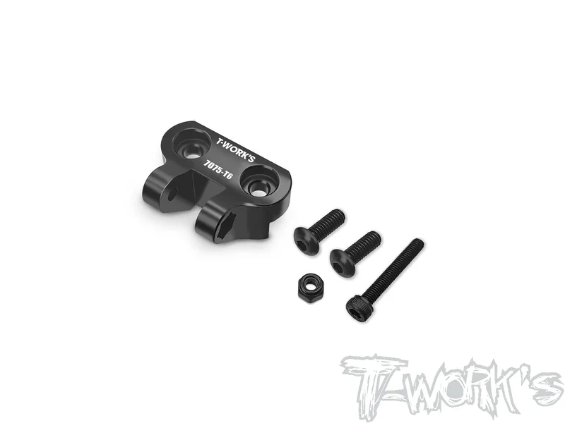 TO-281-MP117075-T6 Alum. Rear Tension Rod Mount ( For Kyosho MP11 )