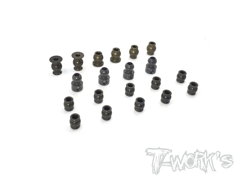 TO-2937075 Hard Coated Alum. Ball Set ( For Xray XB8E 2020 / XB8 2020 / XB8E'24/XB8E'25/XB8'25/XB8E'25/XB8'26/XB8E'26) 20pcs.
