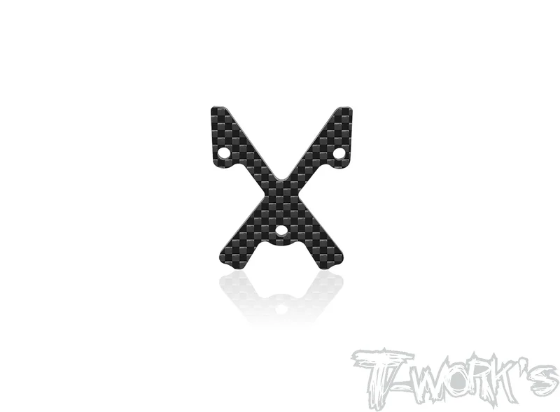 TO-318-A2Graphite Rear Flowability Wing Mount Plate ( For Mugen MBX8R )