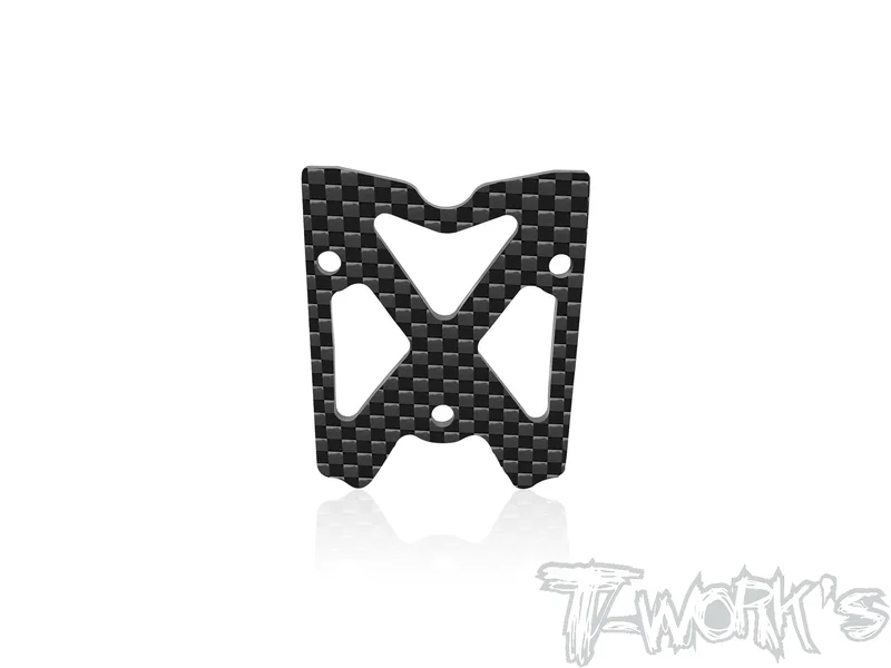 TO-318-A3Graphite Rear Flowability Wing Mount Plate Ver.2 ( For Mugen MBX8R )
