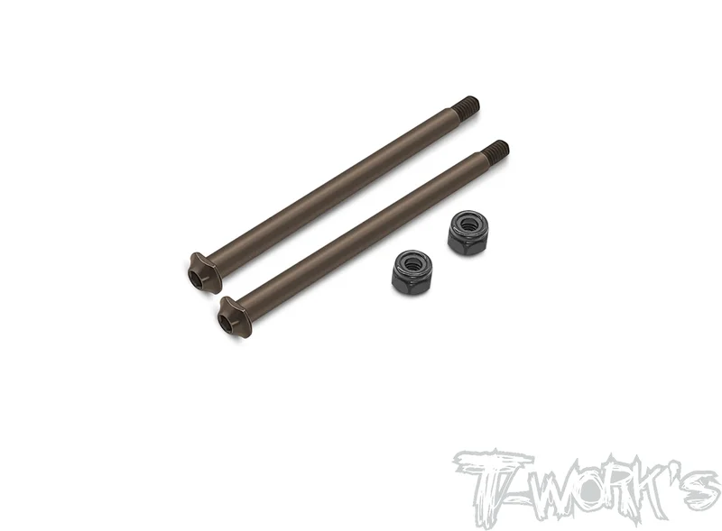 TO-323-RC8-R   Steel Captured Design Rear Hinge pin 3.5 x 49.2mm  ( For Team Associated RC8  )