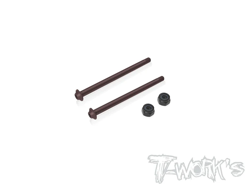 TO-323-XB8-R Steel Captured Design Rear Hinge pin 3 x 45.8mm ( For Xray XB8 )